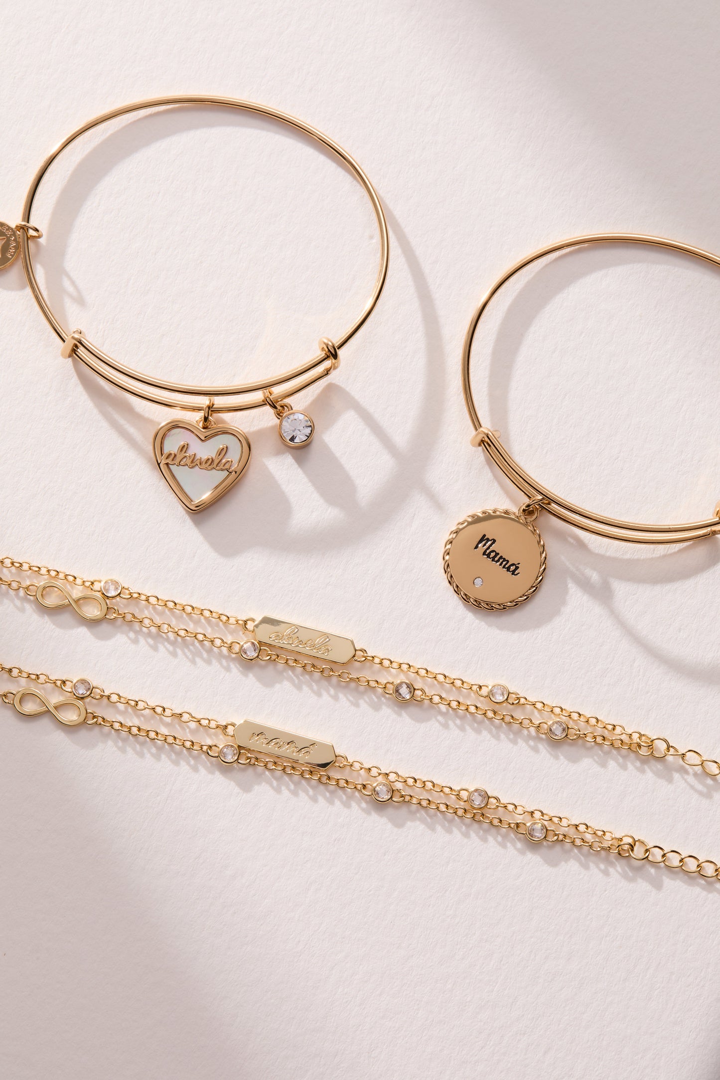 Abuela Infinity Chain Double Strand Bracelet ALEX AND ANI