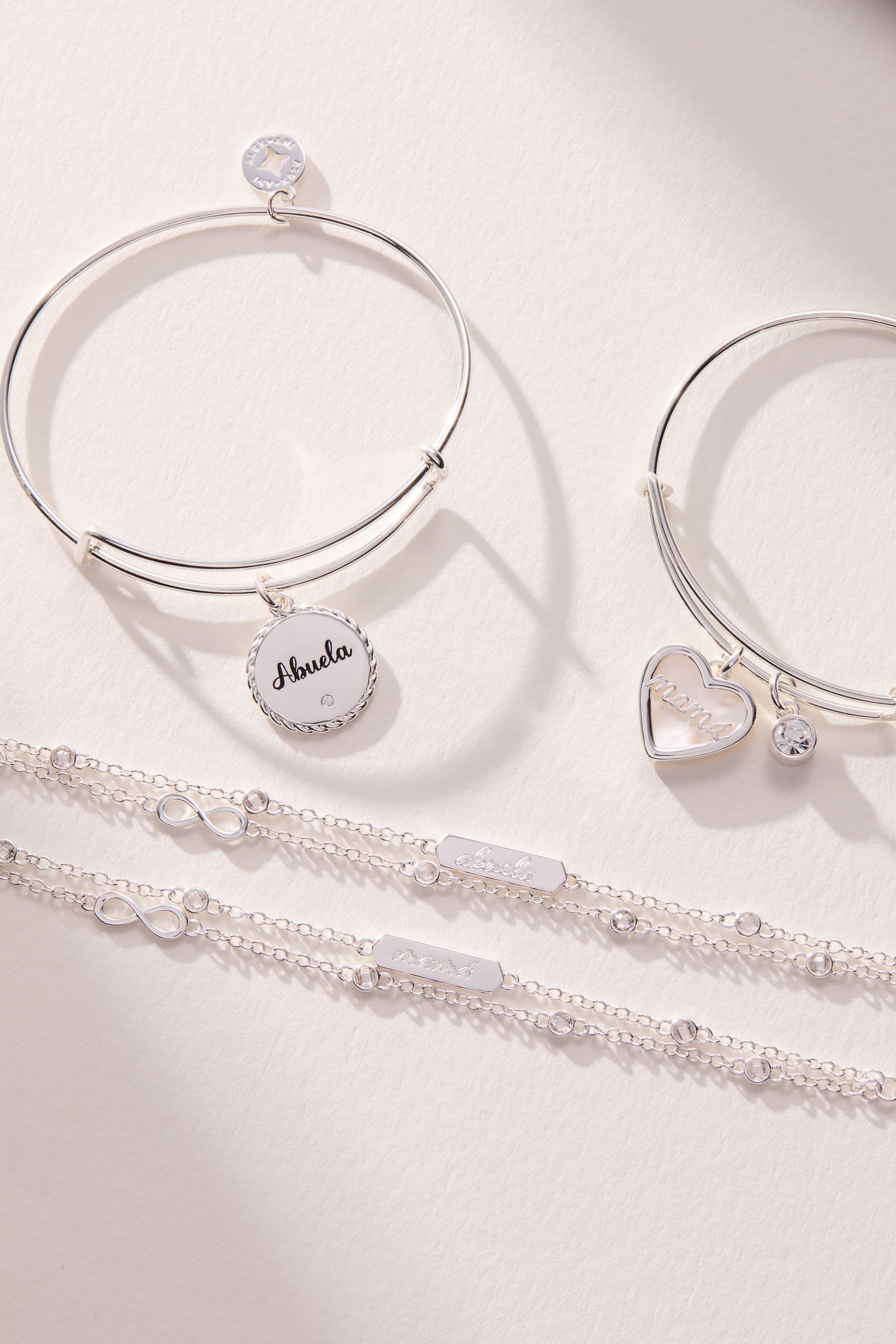 Abuela Infinity Chain Double Strand Bracelet ALEX AND ANI