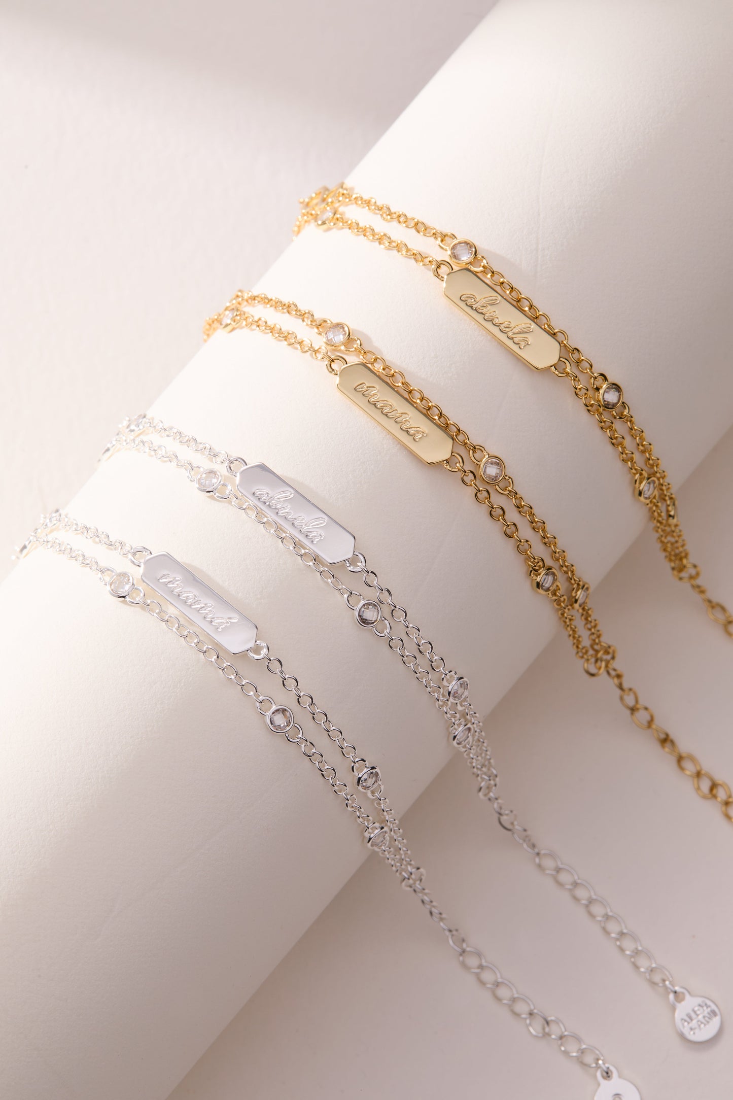 Abuela Infinity Chain Double Strand Bracelet ALEX AND ANI