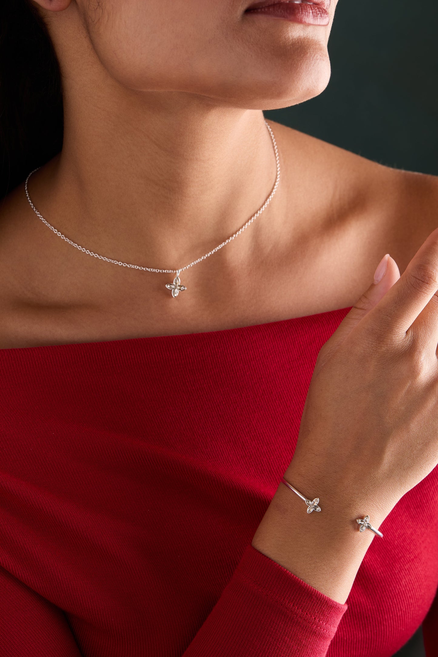 Crystal Logo Star Necklace ALEX AND ANI