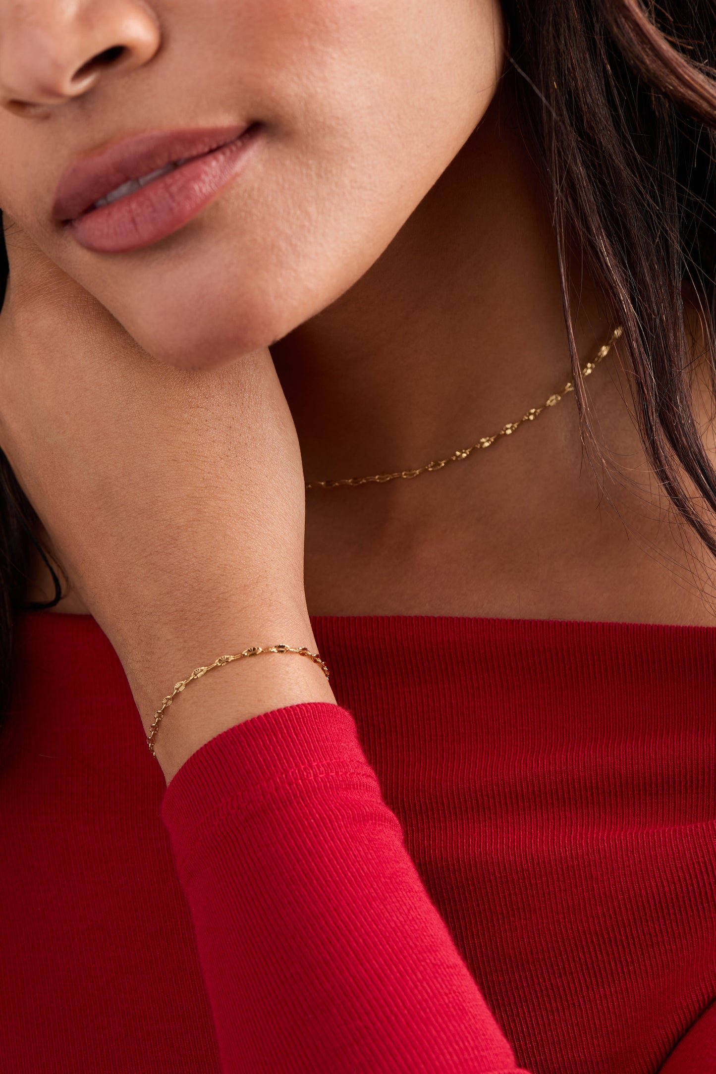 Multi Faceted Chain Necklace ALEX AND ANI