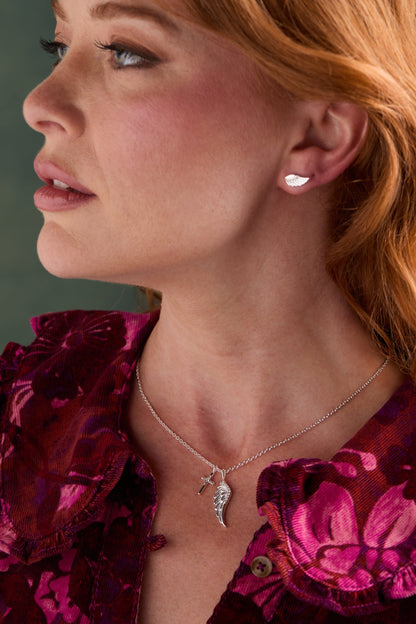 Faith Wing Stud Earrings ALEX AND ANI