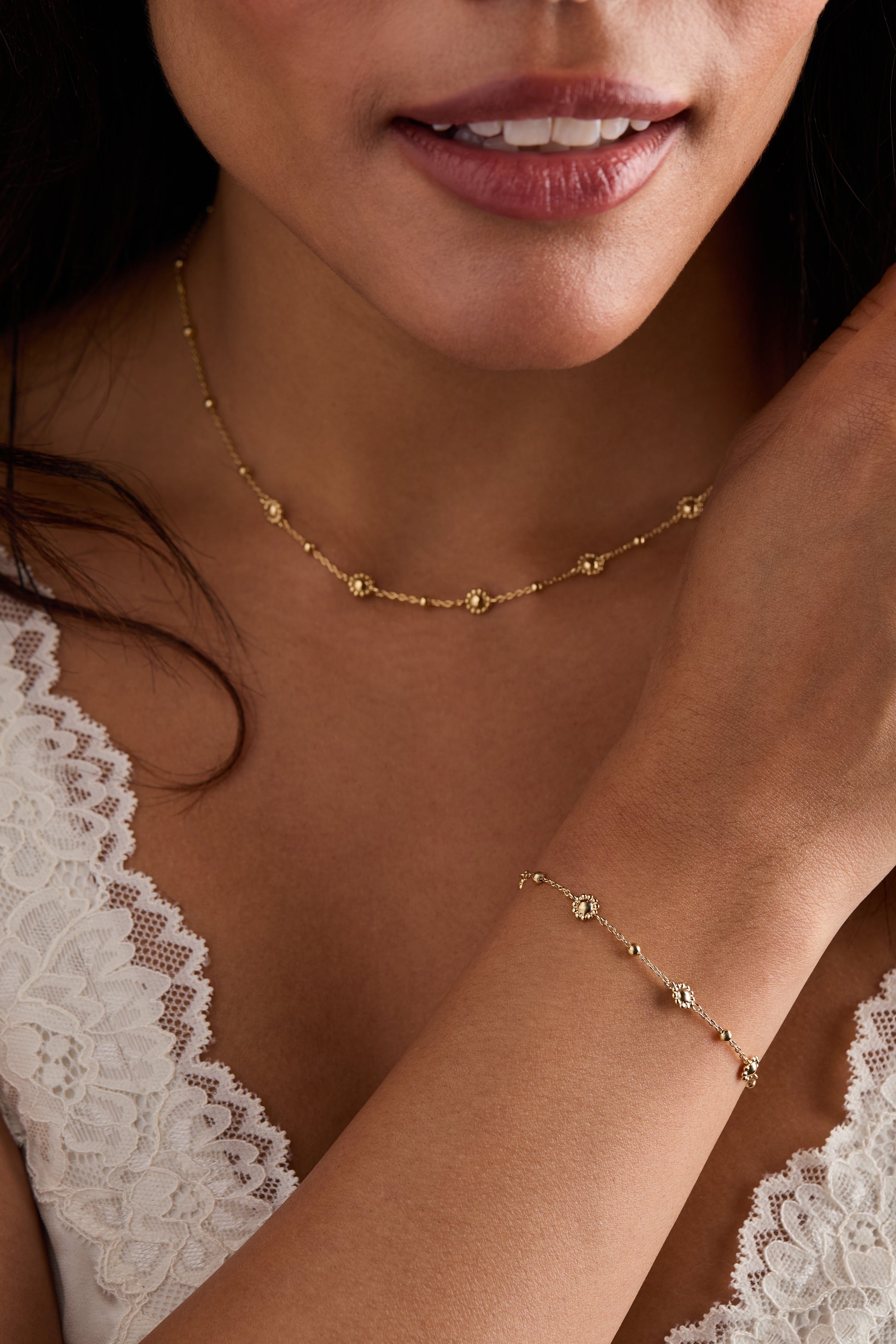 Floret Chain Necklace ALEX AND ANI