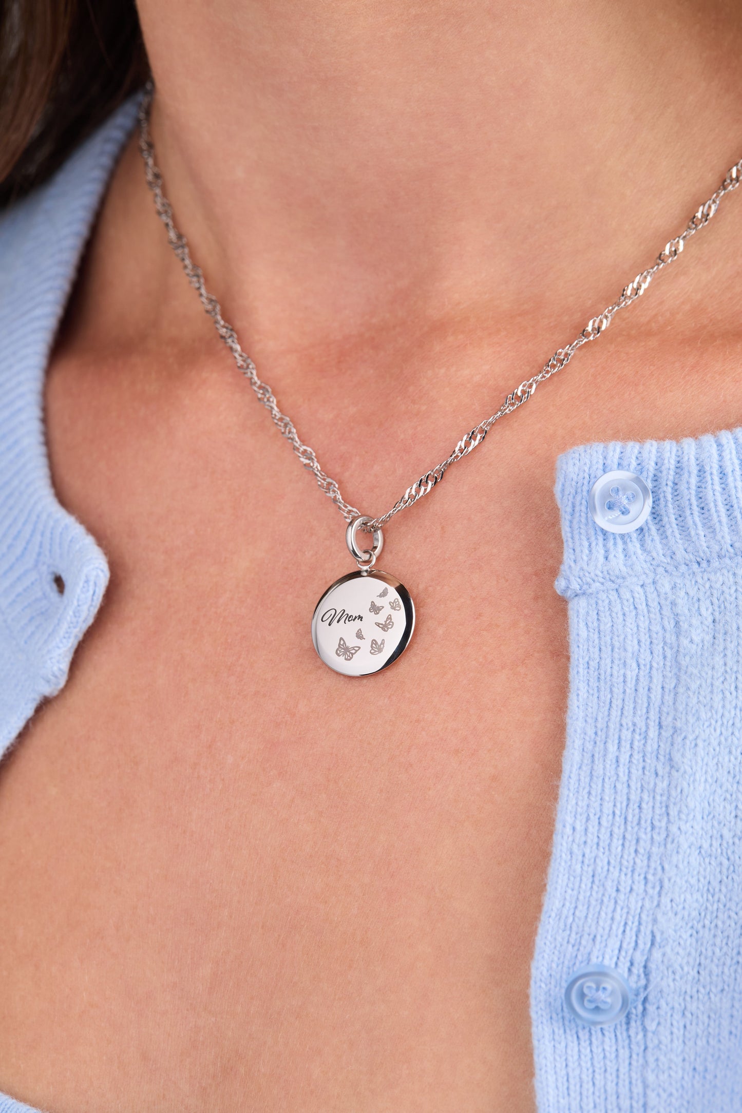 Mom Butterfly Disc Charm ALEX AND ANI