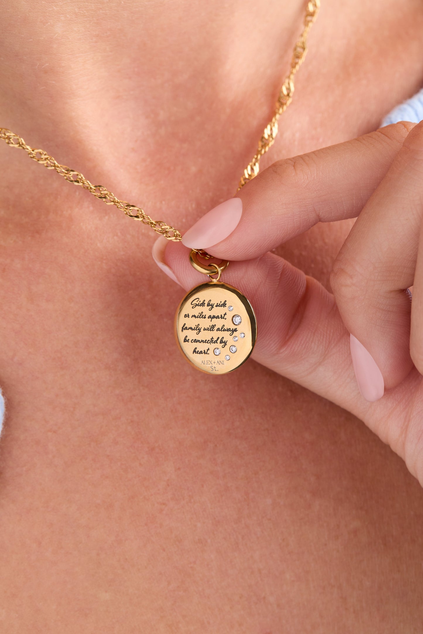 Grandma Hummingbird Disc Charm ALEX AND ANI