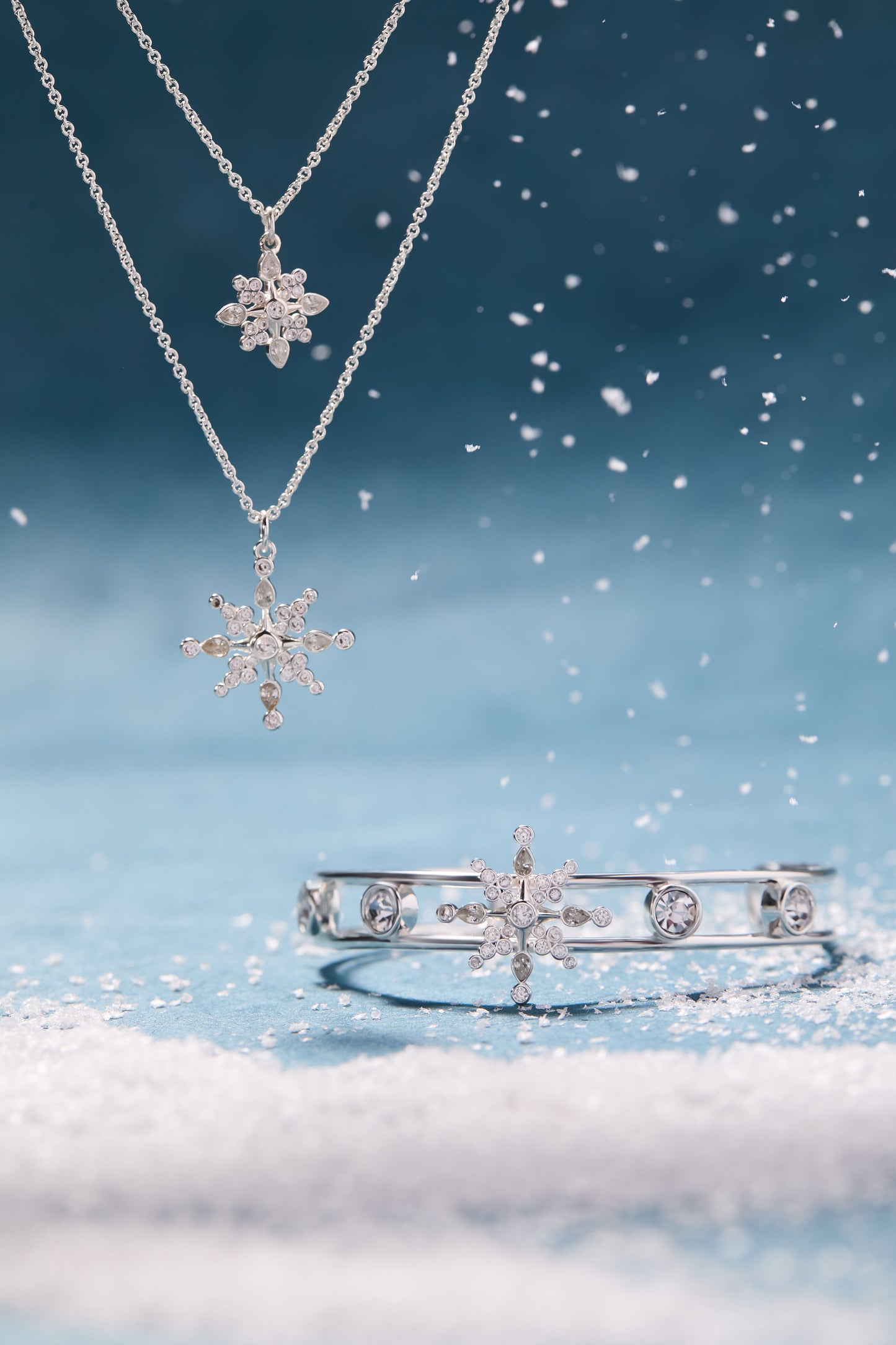 Crystal Snowflake Cuff Bracelet ALEX AND ANI