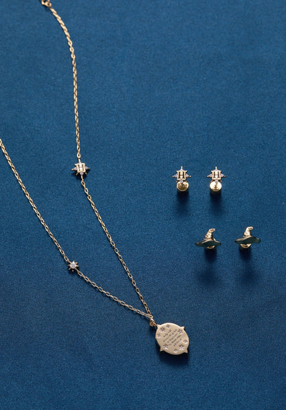 Harry Potter™ Hogwarts & Sorting Hat Earring Set of 2 ALEX AND ANI