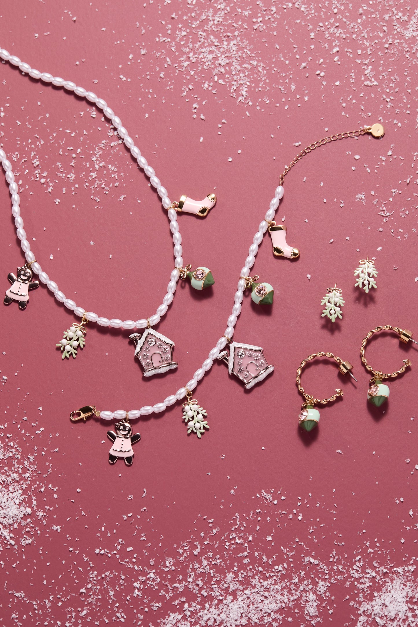 Crystal Bow & Ornament Twisted Hoop Earrings ALEX AND ANI