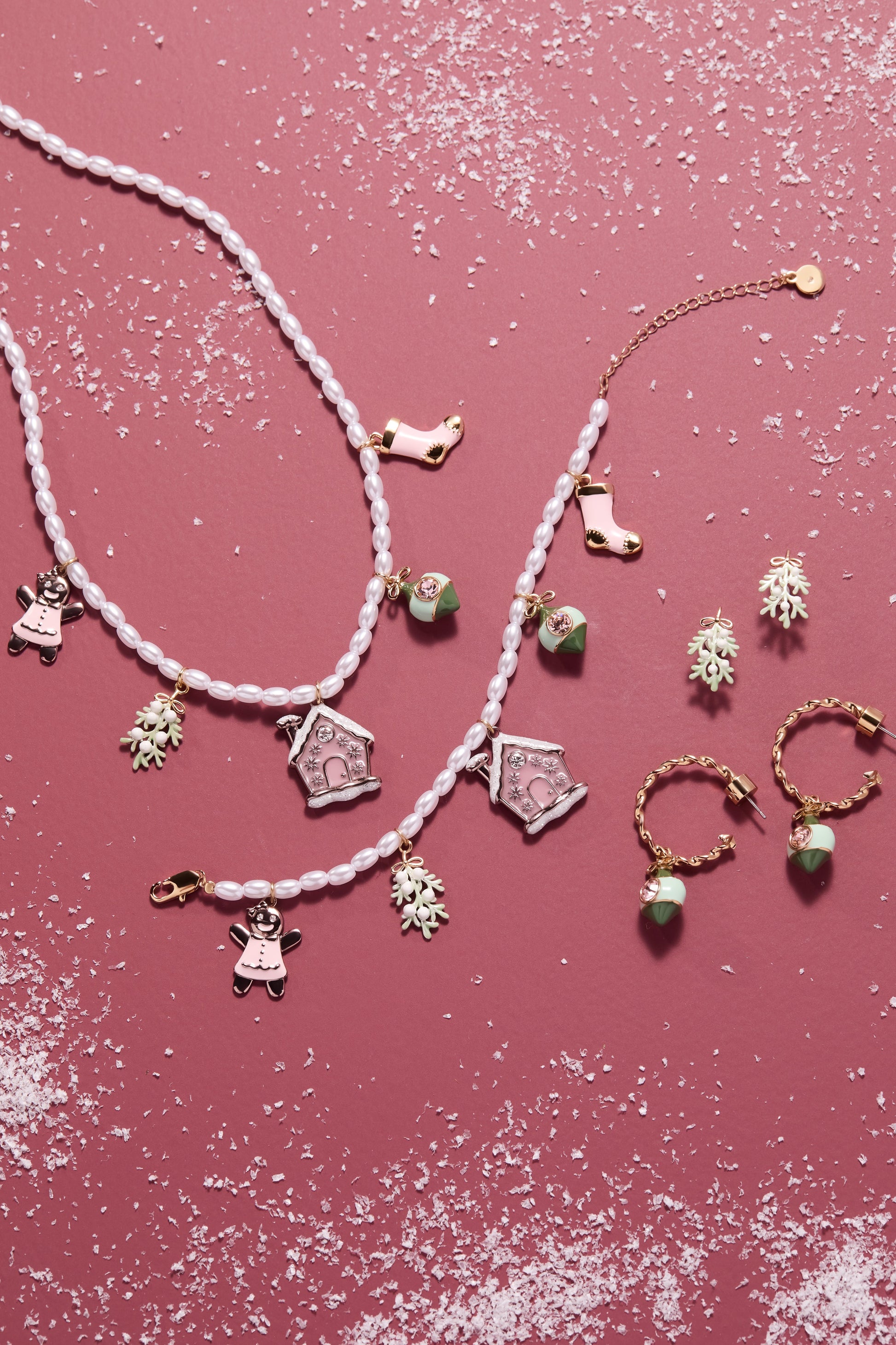 Crystal Bow & Ornament Twisted Hoop Earrings ALEX AND ANI