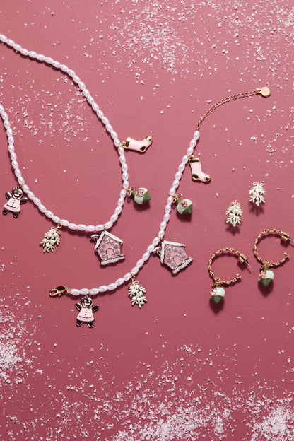 Crystal Bow & Ornament Twisted Hoop Earrings ALEX AND ANI