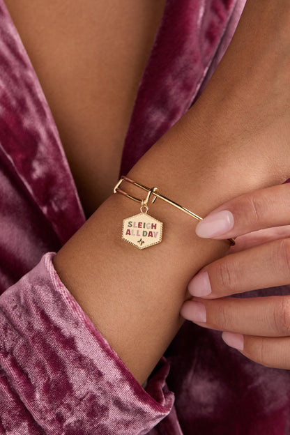 ‘Sleigh All Day’ Charm Bangle ALEX AND ANI