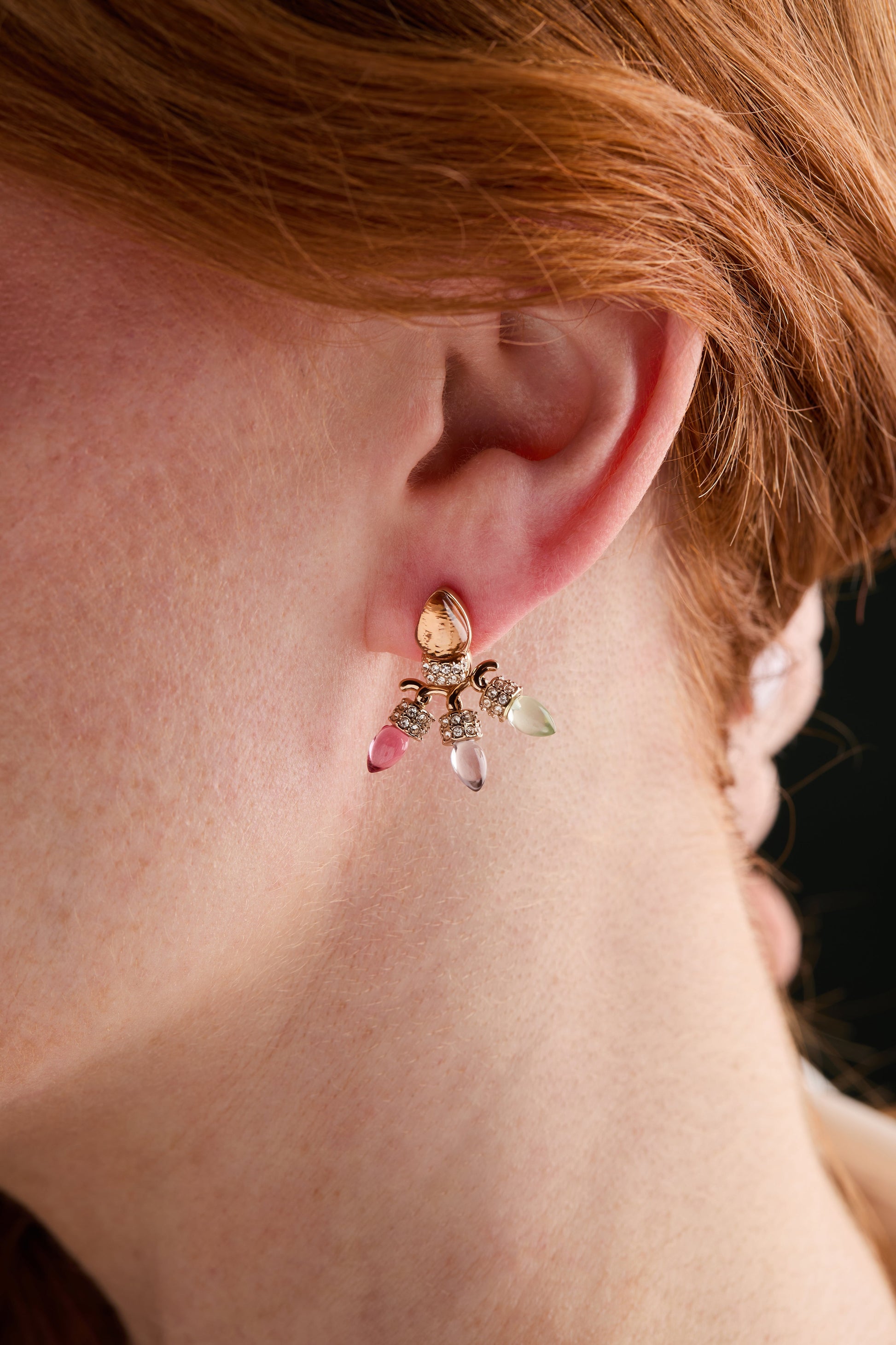 Christmas Muted Light Bulb Jacket Earrings ALEX AND ANI