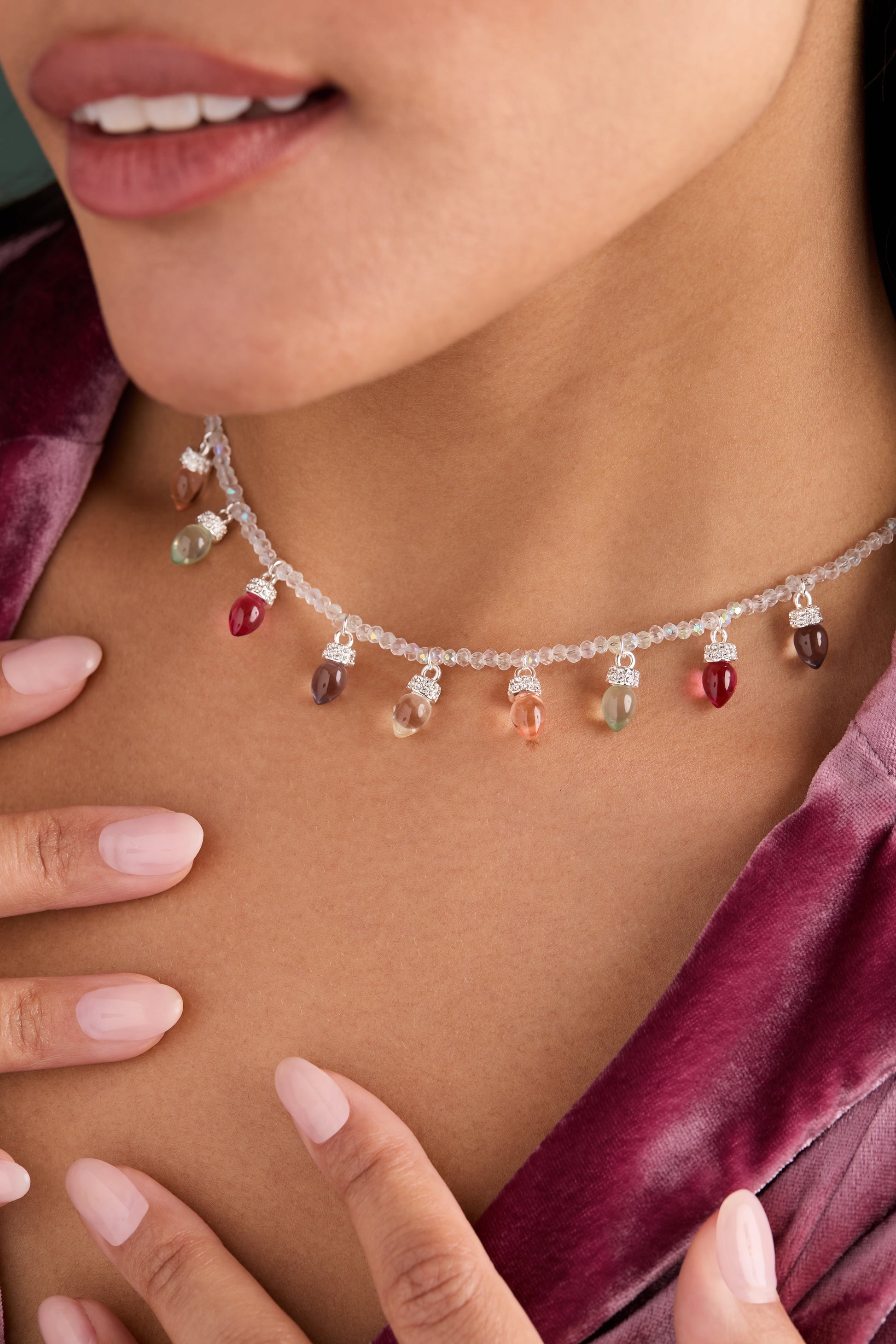 Christmas Muted Light Bulb Necklace ALEX AND ANI