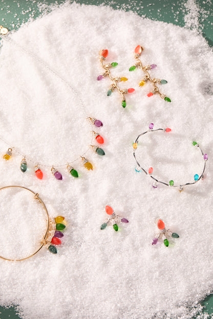 Christmas Light Bulb Charm Bangle ALEX AND ANI