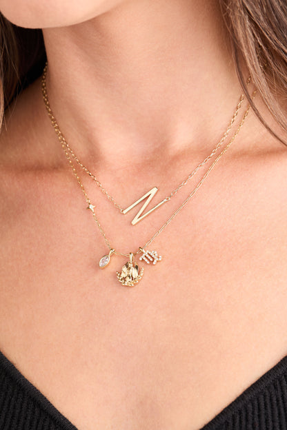 Virgo Zodiac Charm Cluster Necklace ALEX AND ANI