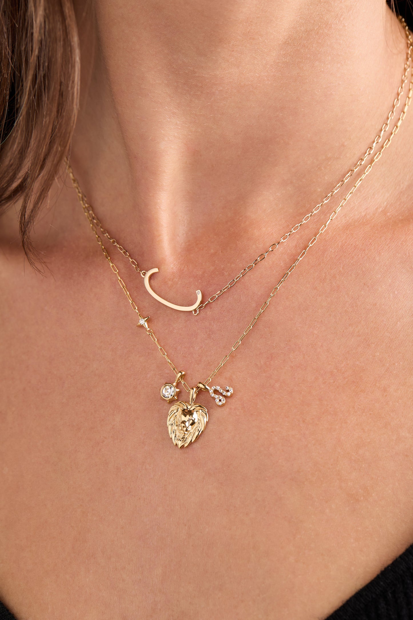 Leo Zodiac Charm Cluster Necklace ALEX AND ANI