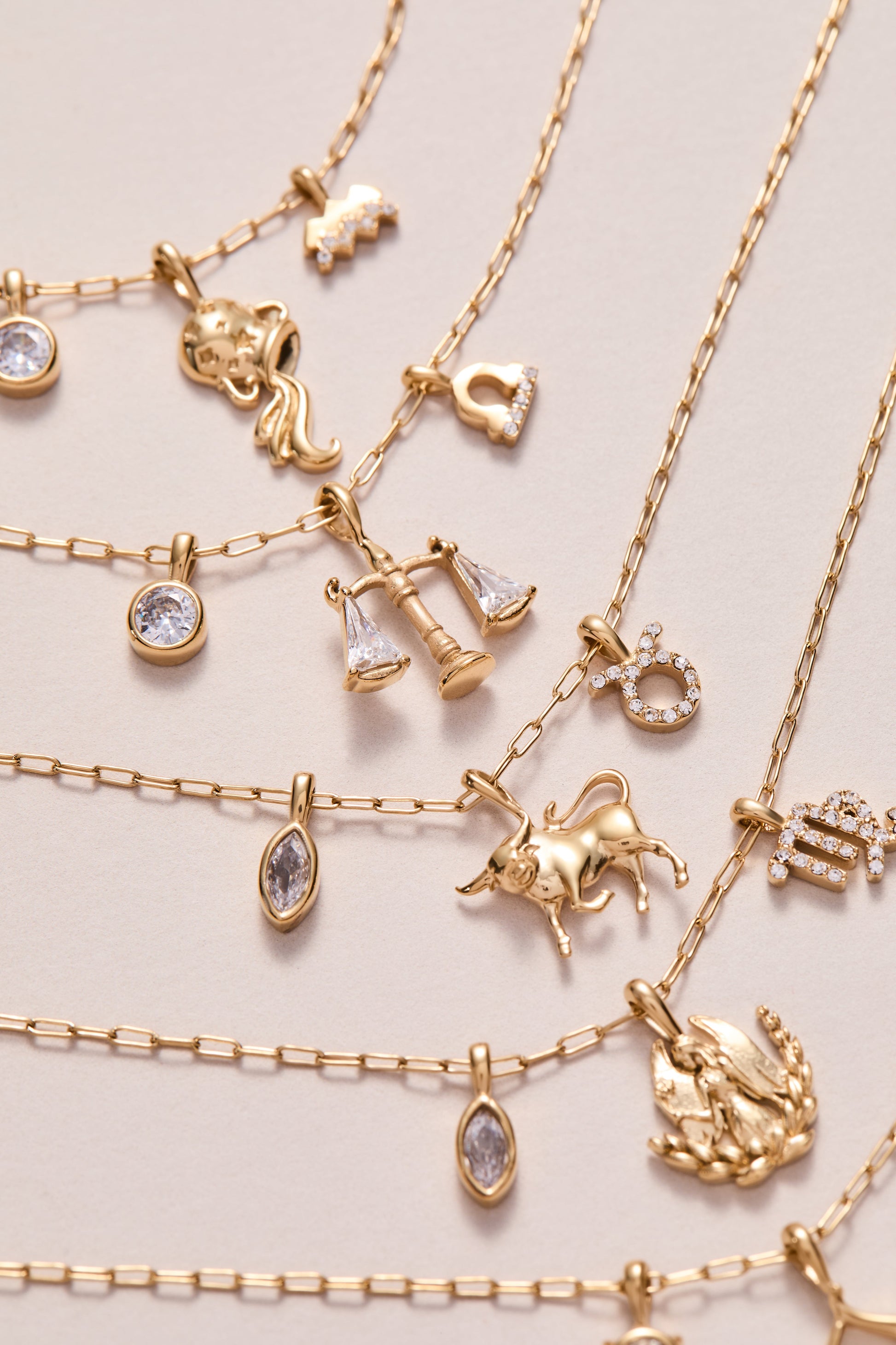 Libra Zodiac Charm Cluster Necklace ALEX AND ANI