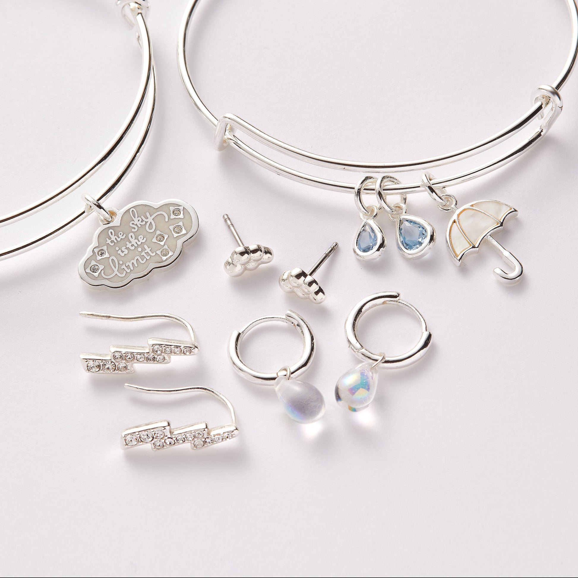 Mother of Pearl Umbrella Bangle ALEX AND ANI