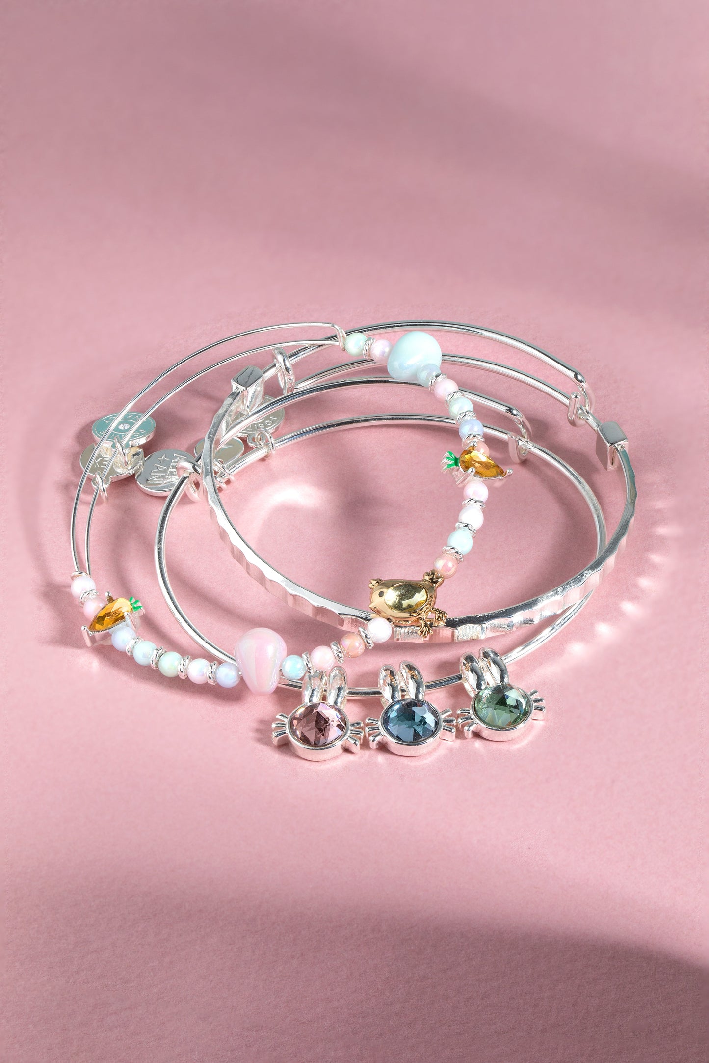 Crystal Bunny Bangles Set of 3 ALEX AND ANI