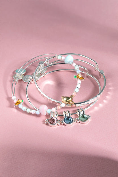 Crystal Bunny Bangles Set of 3 ALEX AND ANI