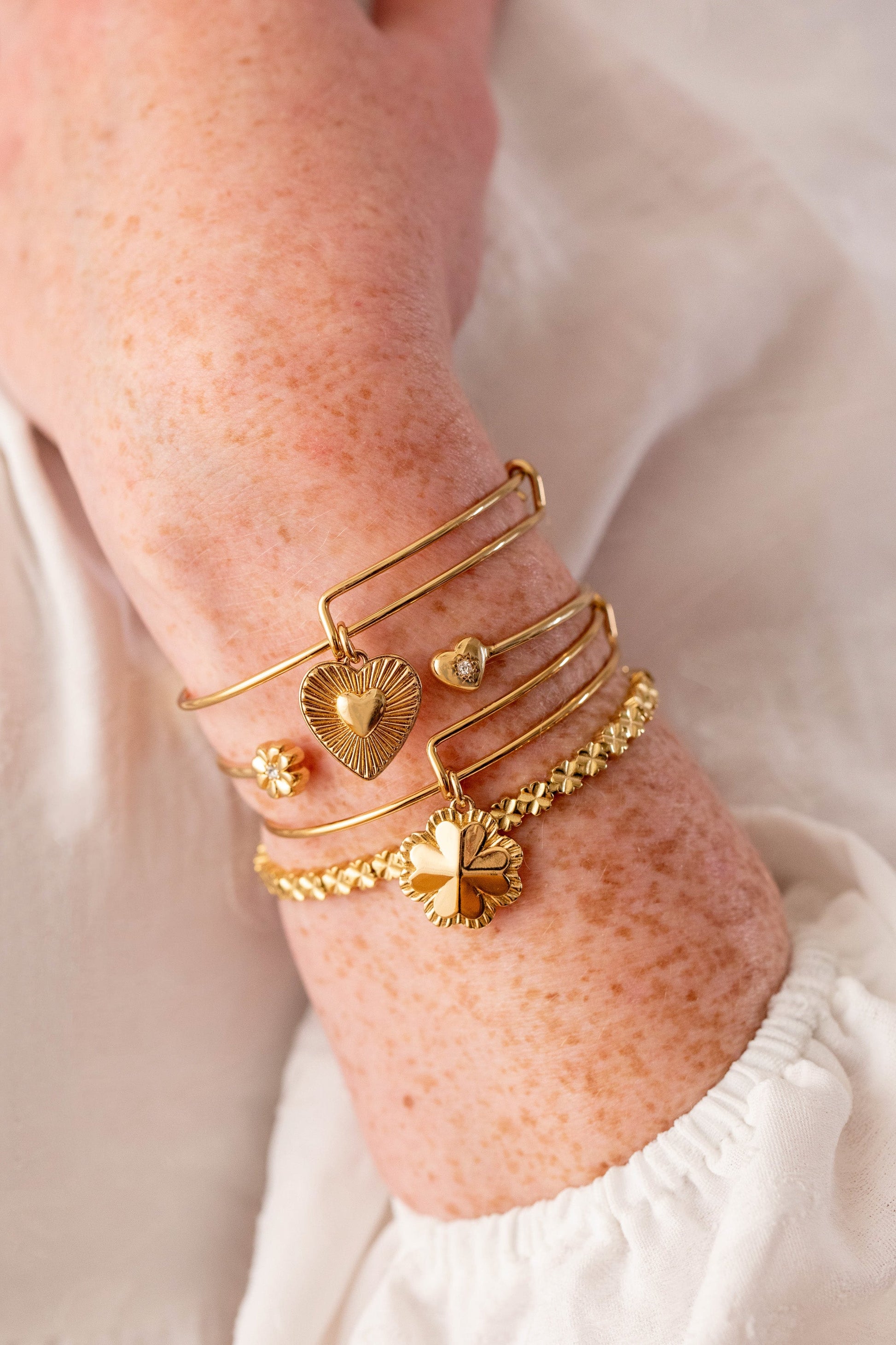 Lucky Clover Charm Tennis Bracelet ALEX AND ANI