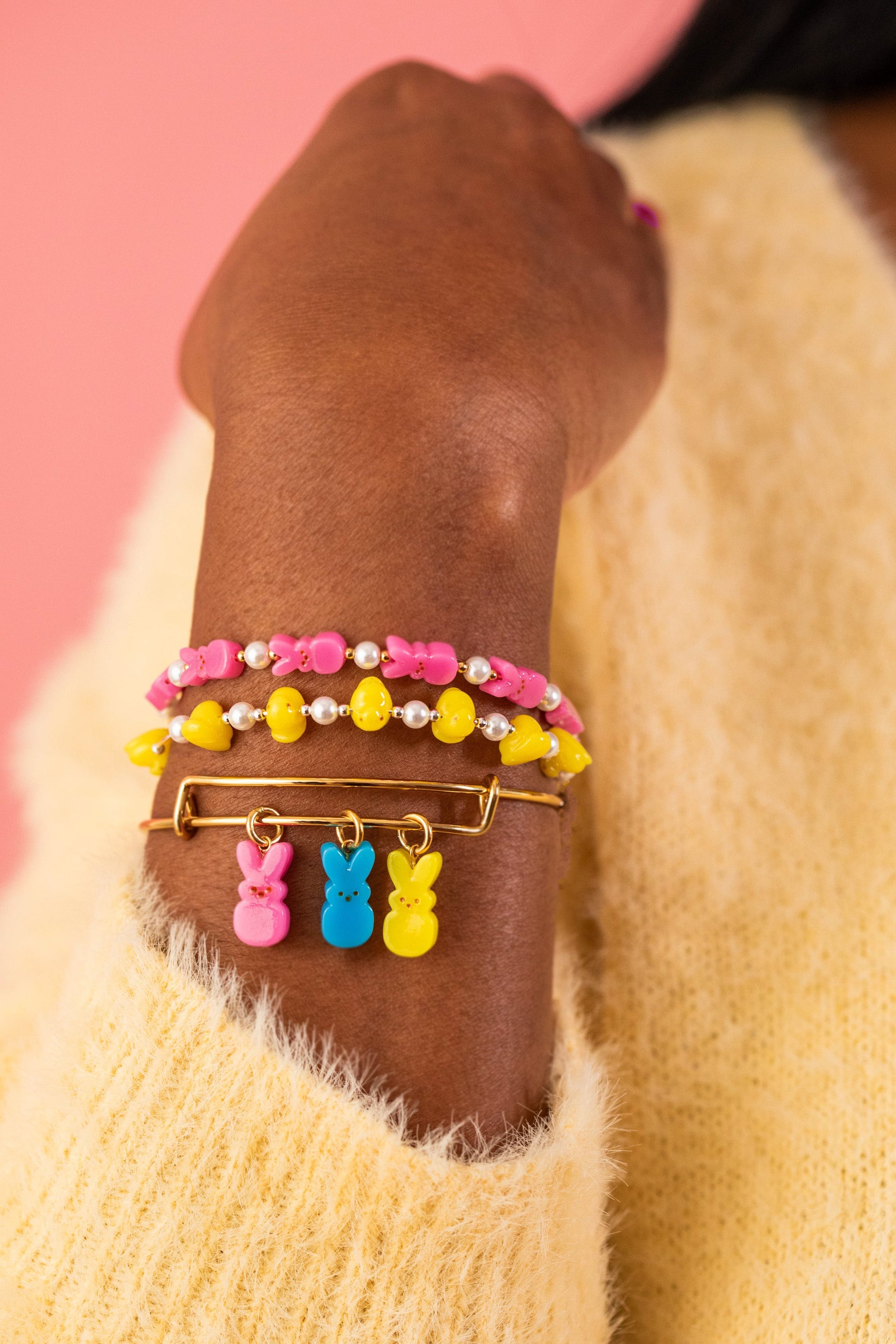 PEEPS® Chick Beaded Bangle ALEX AND ANI