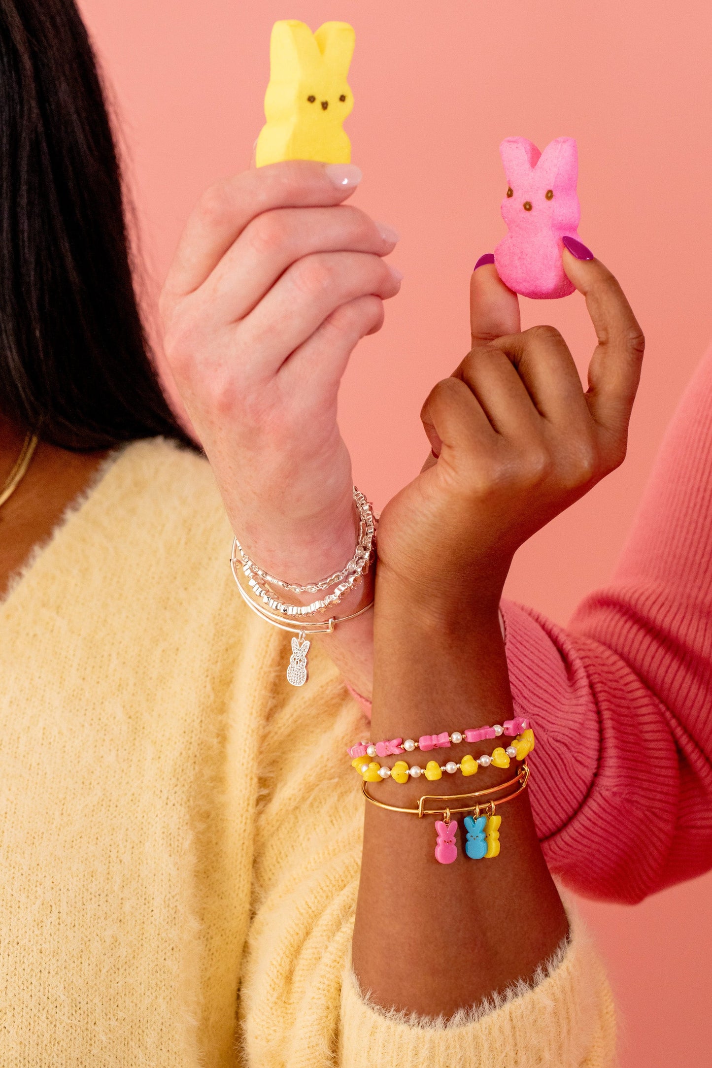 PEEPS® Bunny Multi-Charm Bangle ALEX AND ANI