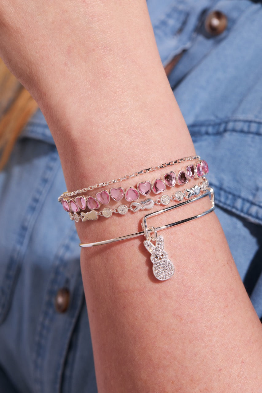 PEEPS® Crystal Bunny Bangle ALEX AND ANI