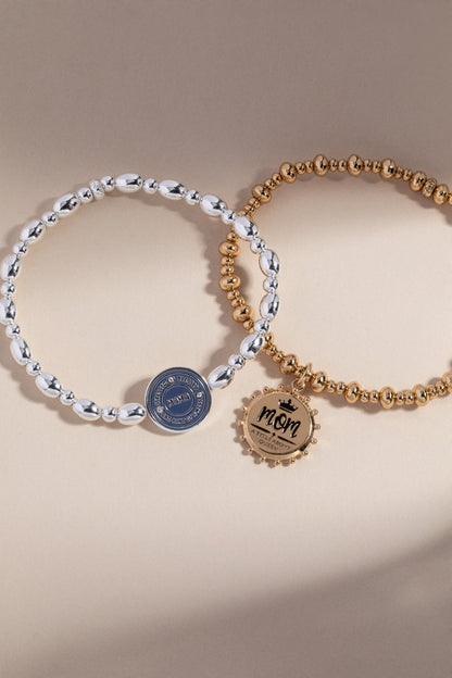 “Mama — Stressed, Blessed and Kind of a Mess” Stretch Bracelet ALEX AND ANI