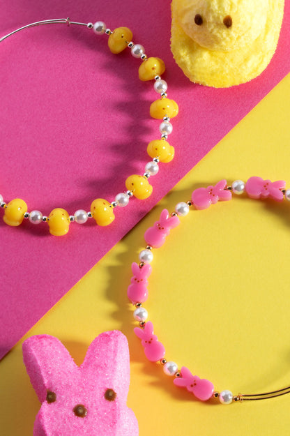 PEEPS® Bunny Beaded Bangle ALEX AND ANI