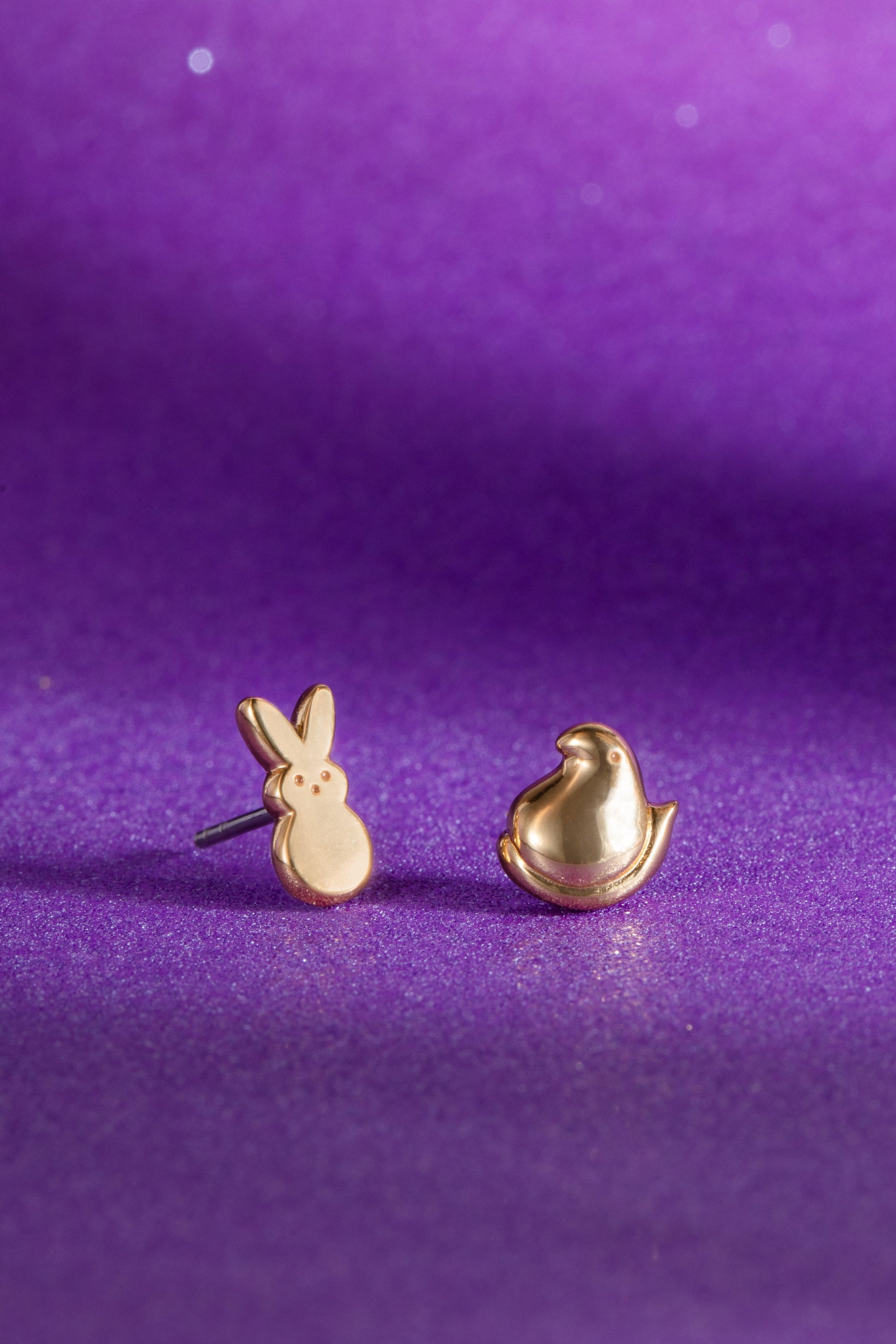 PEEPS® Bunny and Chick Stud Earrings ALEX AND ANI