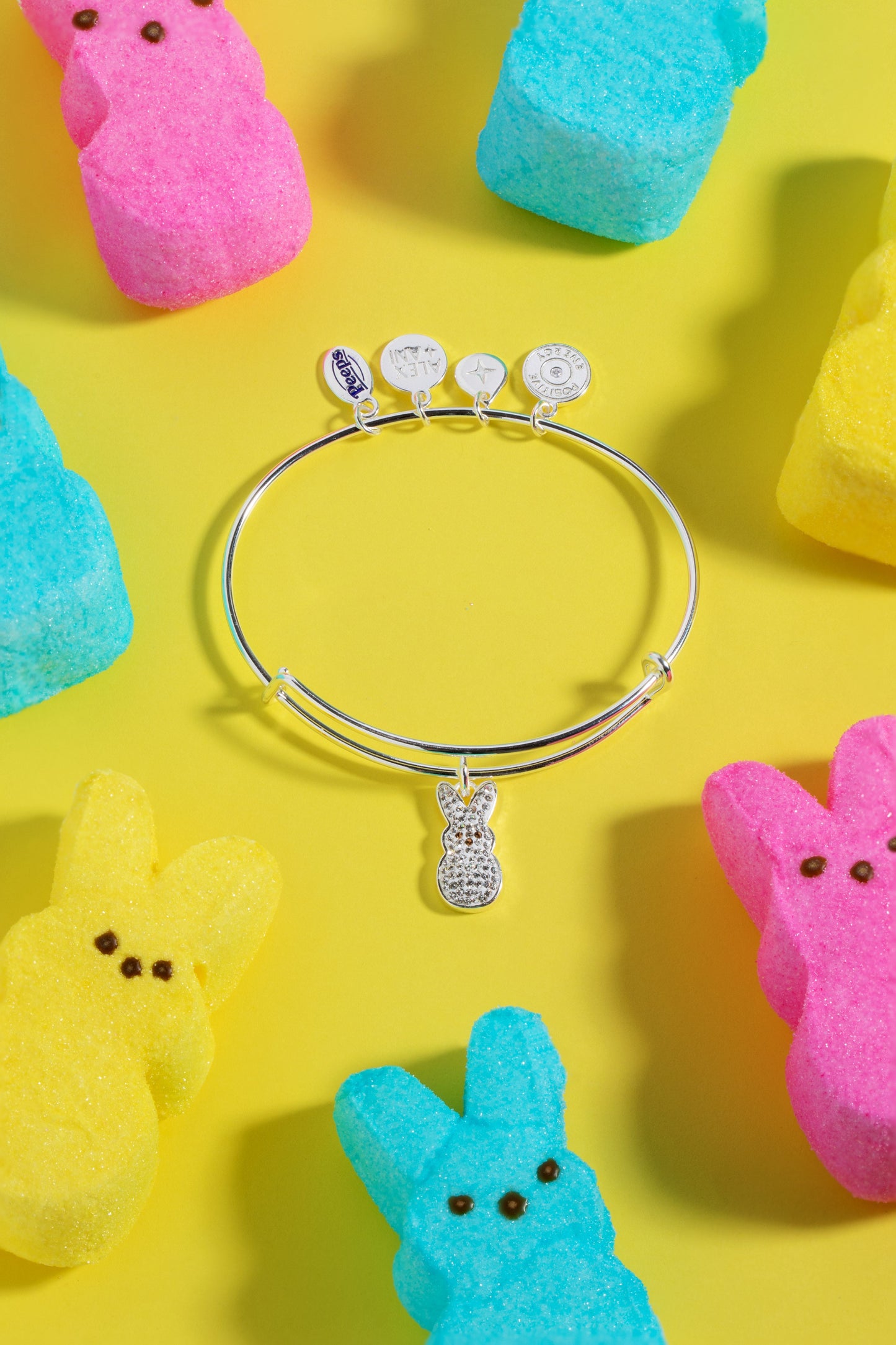 PEEPS® Crystal Bunny Bangle ALEX AND ANI