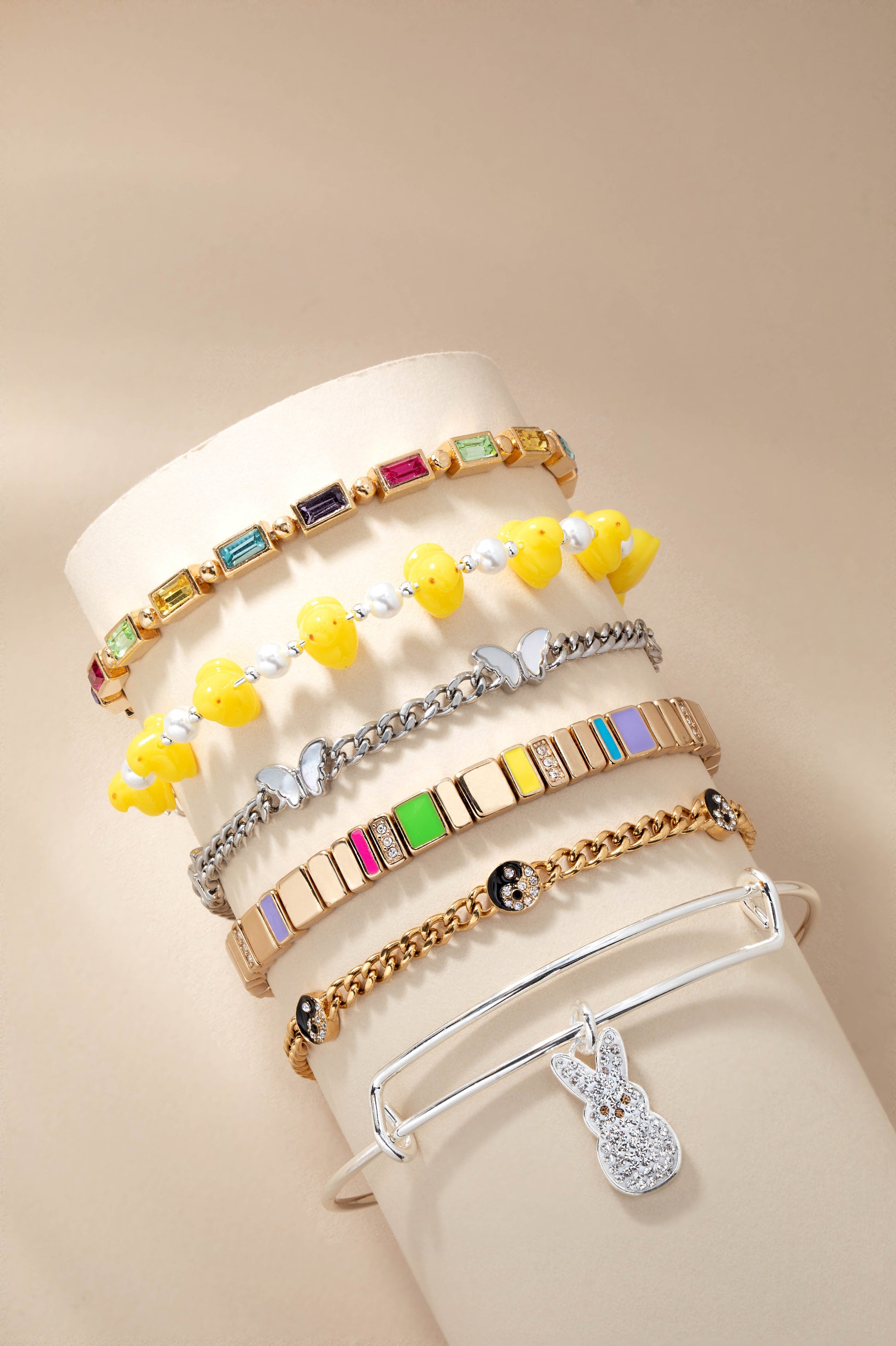 PEEPS® Crystal Bunny Bangle ALEX AND ANI