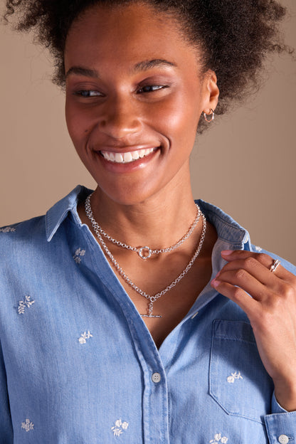 Bamboo Convertible Necklace or Bracelet ALEX AND ANI