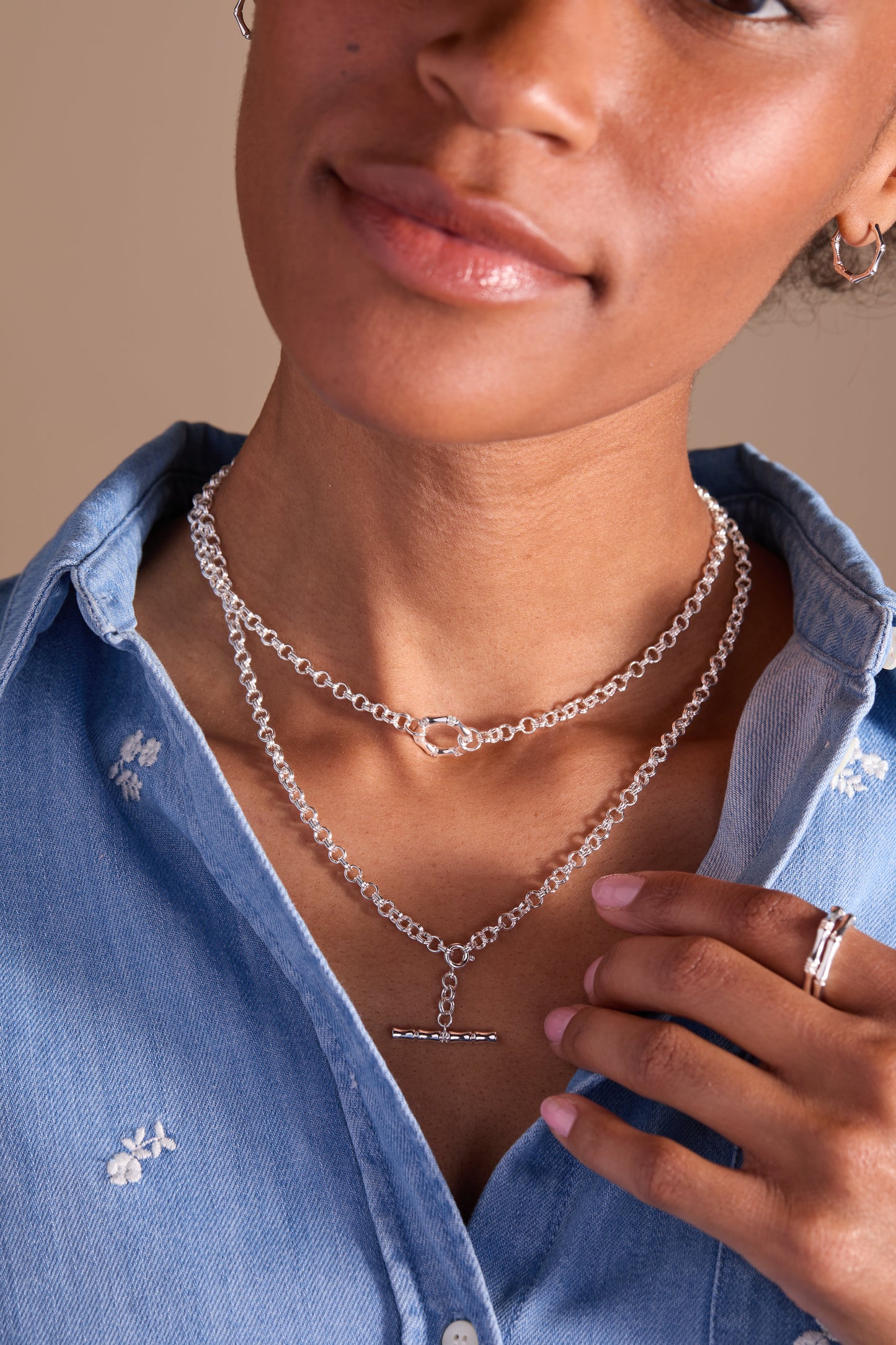 Bamboo Convertible Necklace or Bracelet ALEX AND ANI