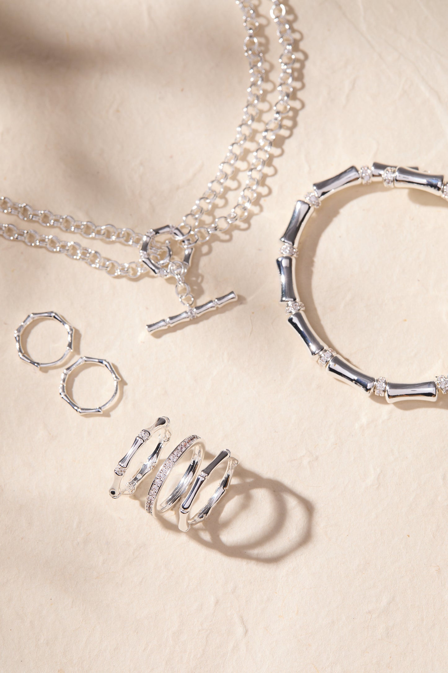 Bamboo Trio Ring Set ALEX AND ANI