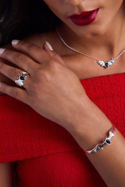 Crystal Bat Ring ALEX AND ANI