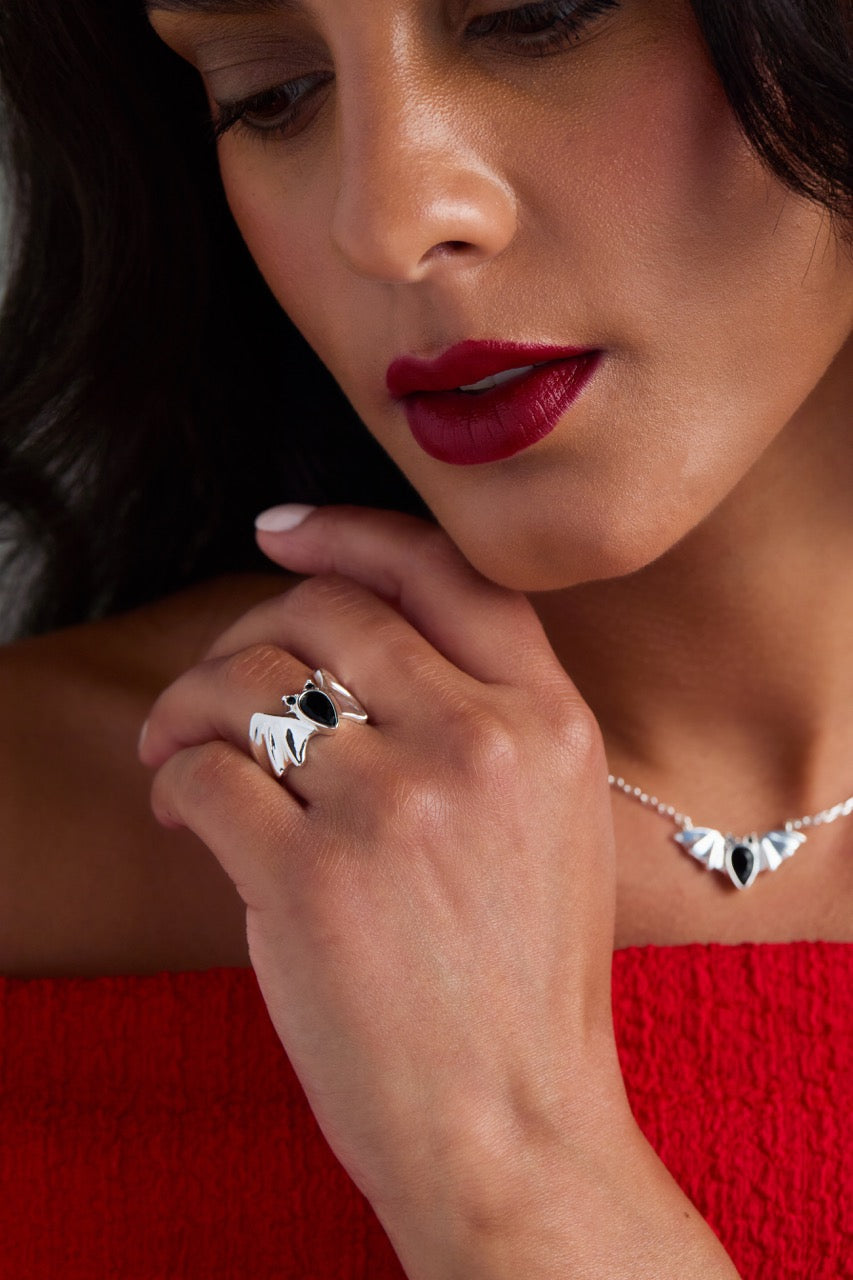 Crystal Bat Ring ALEX AND ANI