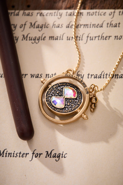 Harry Potter™ Time Turner Spinner Necklace ALEX AND ANI