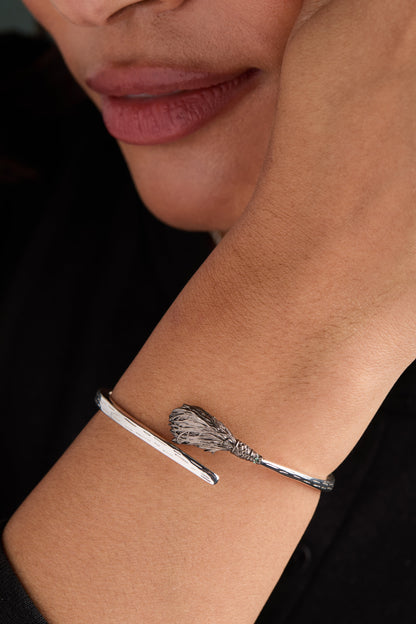 The Wizard of Oz™ Wicked Witch Broom Bypass Cuff ALEX AND ANI