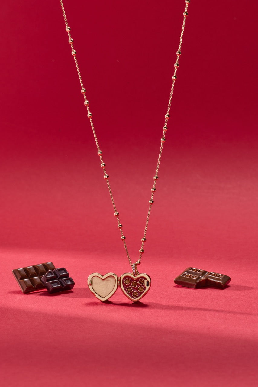 Box of Chocolate Locket Necklace ALEX AND ANI