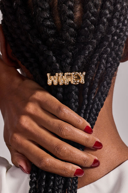 'Wifey' Bubble Hair Barrette ALEX AND ANI