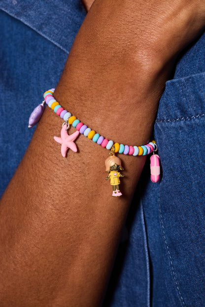Polly Pocket™ Limited Edition Pool Party Stretch Charm Bracelet ALEX AND ANI