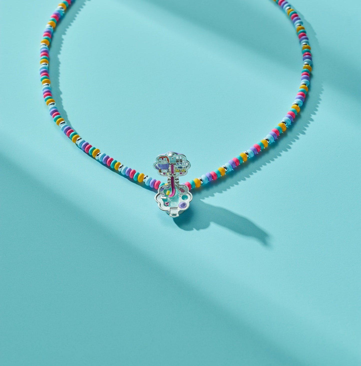 Polly Pocket™ Limited Edition Pool Party Beaded Locket Necklace ALEX AND ANI
