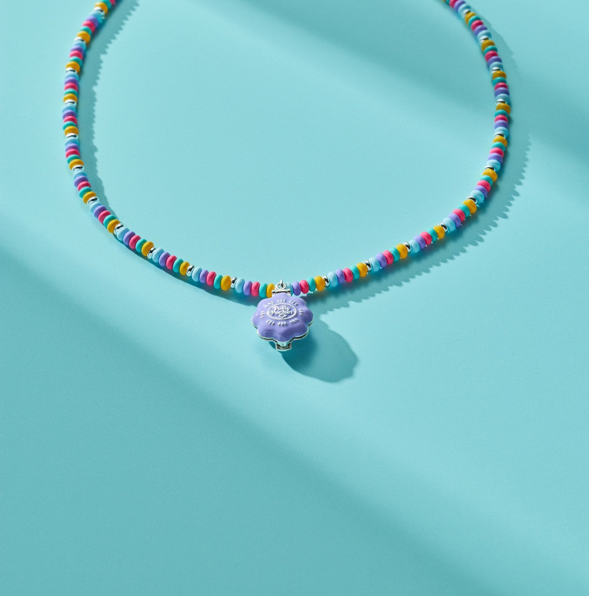 Polly Pocket™ Limited Edition Pool Party Beaded Locket Necklace ALEX AND ANI