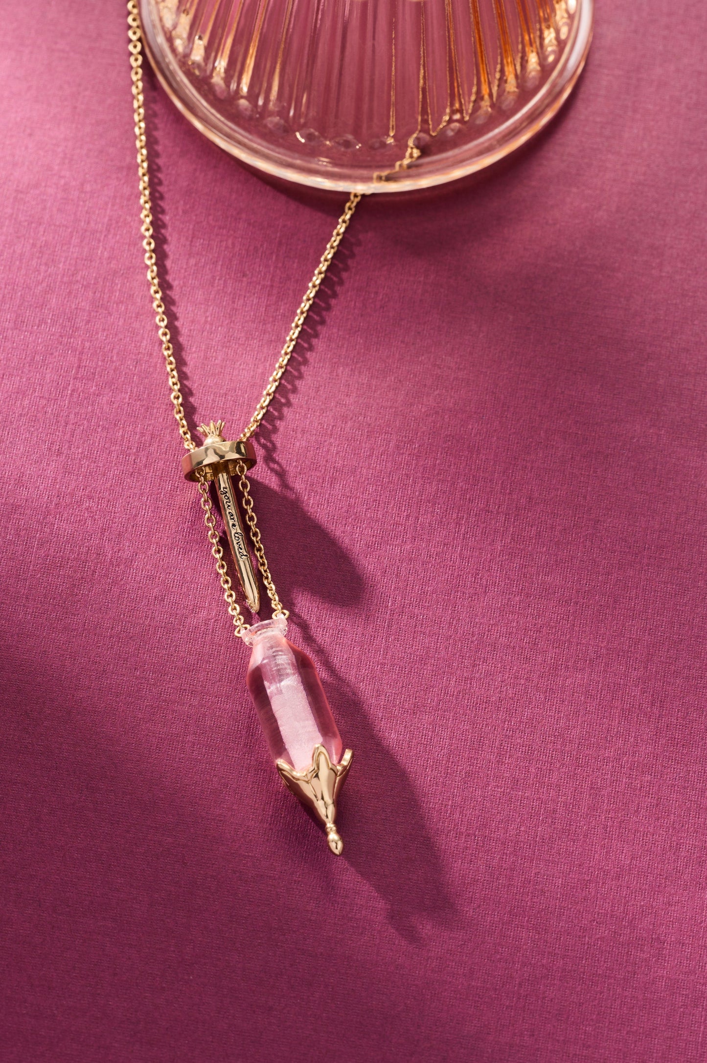 'You Are Loved' Potion Bottle Slider Necklace ALEX AND ANI