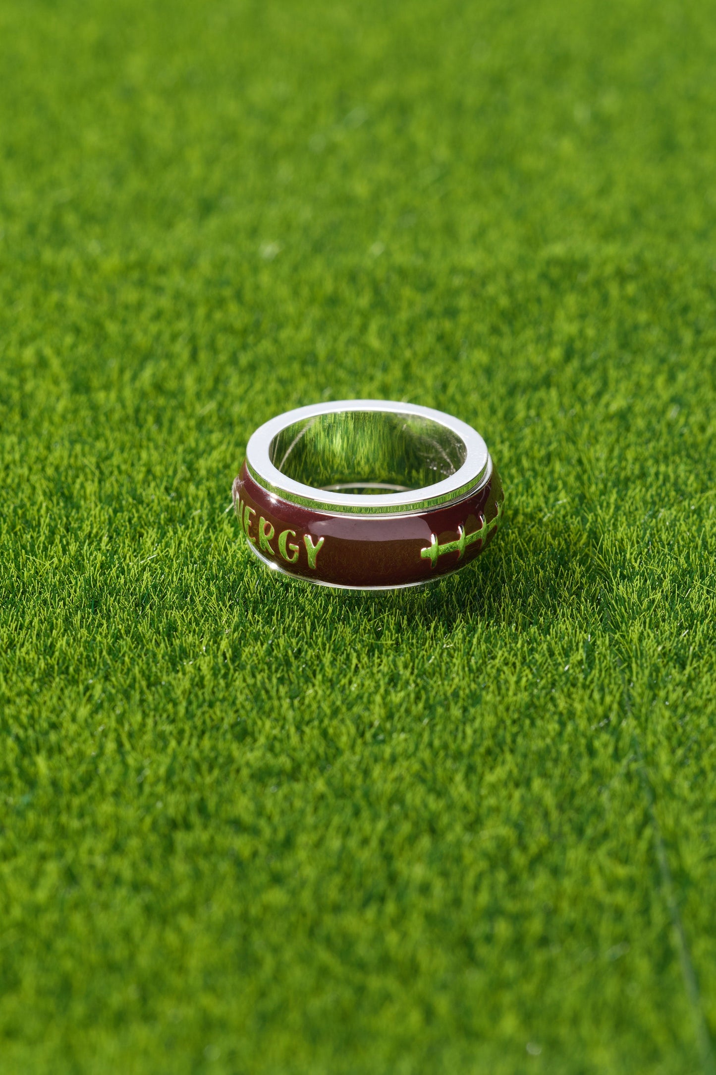 Football Fidget Ring ALEX AND ANI