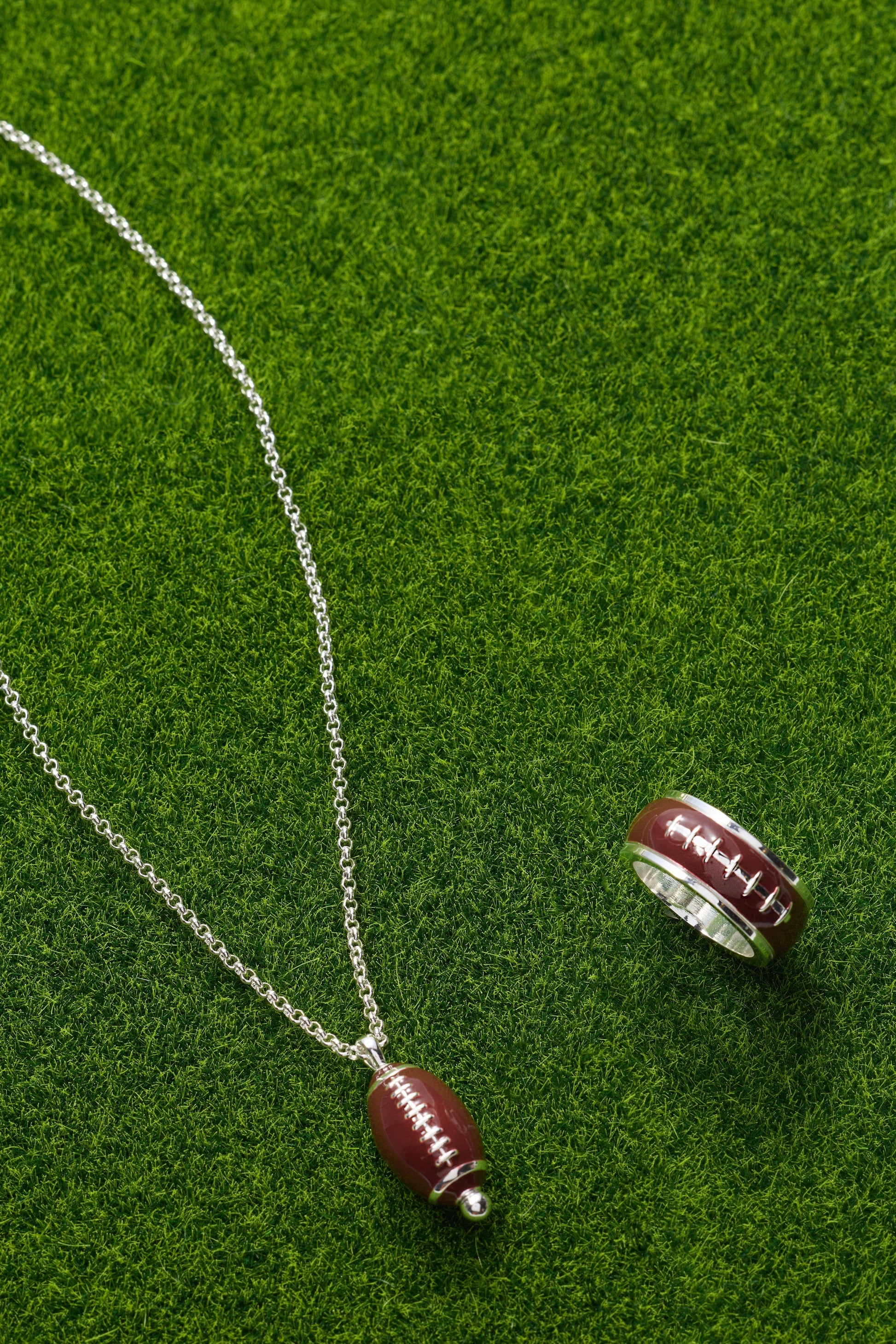 Football Spinner Pendant ALEX AND ANI
