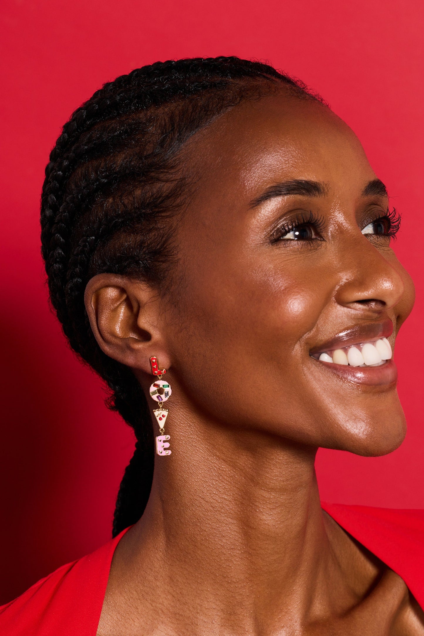 Sweet Shop 'Love' Linear Drop Statement Earrings ALEX AND ANI