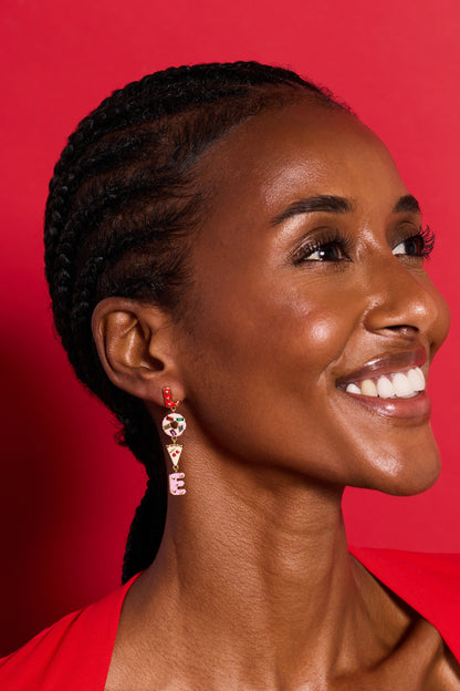 Sweet Shop 'Love' Linear Drop Statement Earrings ALEX AND ANI